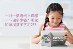 一對一英語線上課程一節(jié)課多少錢？哪家的課程孩子學習好？